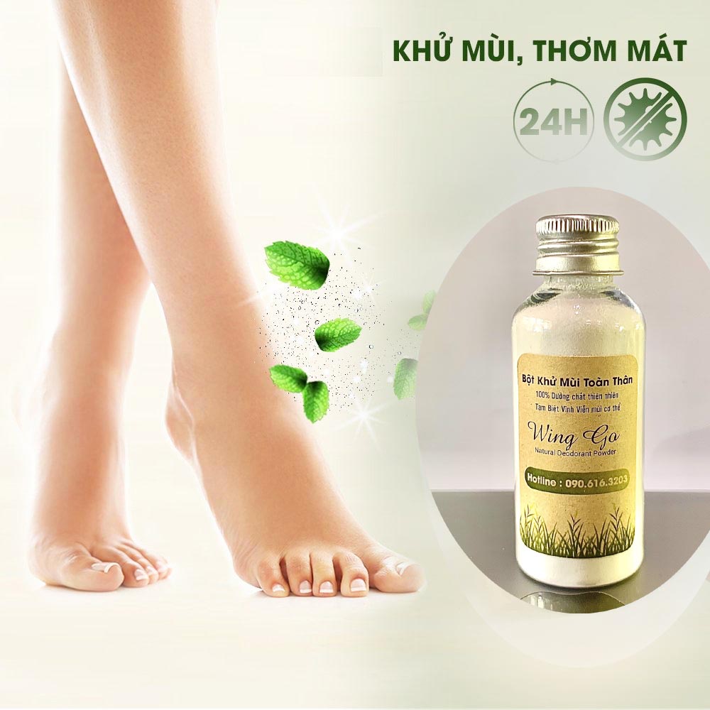 Khử Mùi, Giảm Tiết Mồ Hôi Không Ố Vàng, Bết Dính Dùng Cho Mọi Loại Da