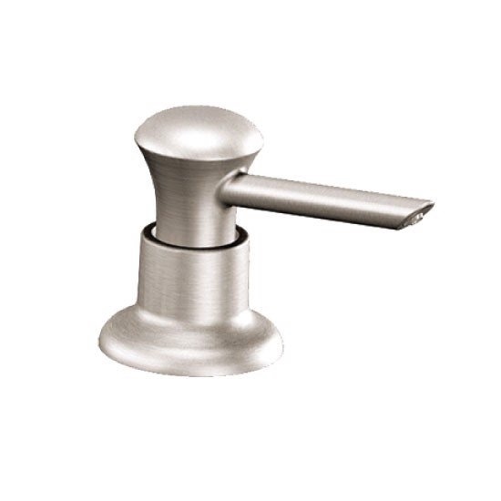 Hộp nhấn xà phòng,bằng nhựa mạ chrome,kích thước:25x100mm - 7014 , màu CHROME , hiệu Moen