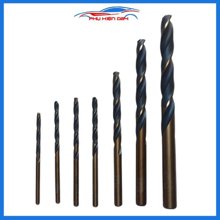 1 mũi khoan inox pháp F135 Hoàng Nam dùng khoan sắt bê tông gỗ tường đường kính 1mm đến 7.5mm