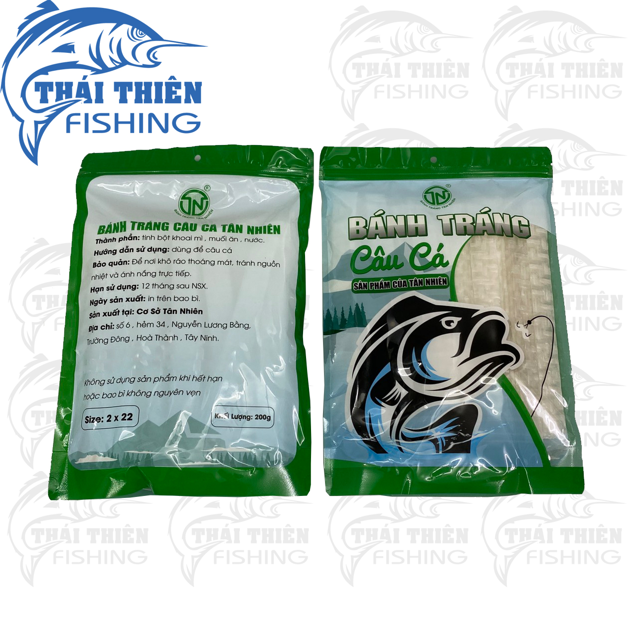 Bánh Tráng Câu Cá Tân Nhiên Gói 200g Cắt Sẵn Dùng Móc Vào Lưỡi Câu Cá Tra, Chim, Chép, Rô Phi Bằng Mồi Cám, Bún, Cháo