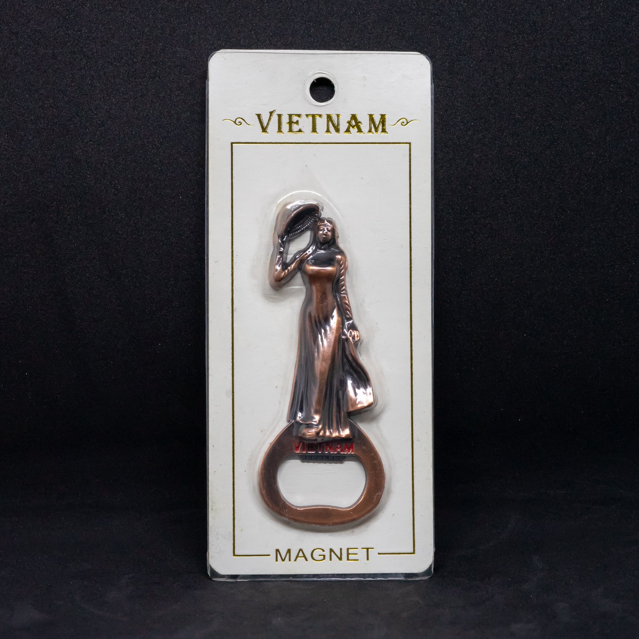 Dụng cụ khui bia, nước ngọt trang trí hình cô gái áo dài Miss Việt Nam