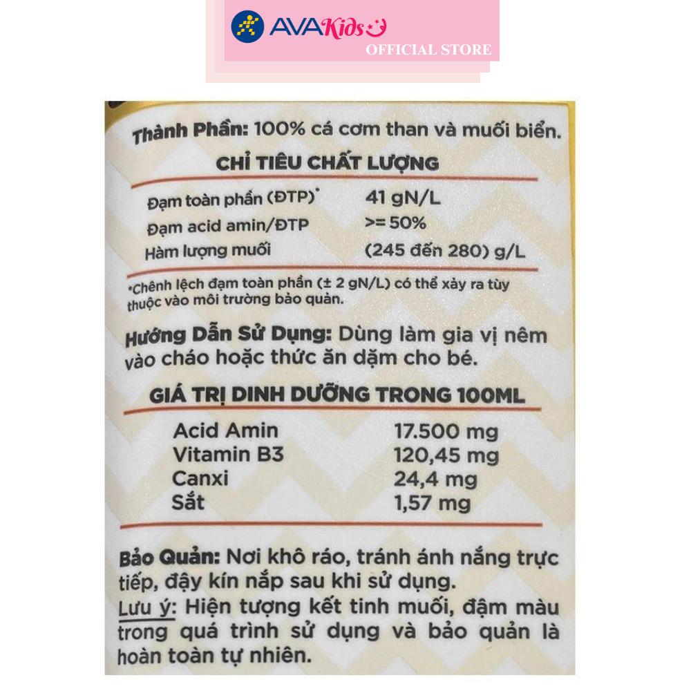 Nước mắm Thuyền Xưa ăn dặm cho bé 41°N chai 250 ml (từ 1 tuổi)