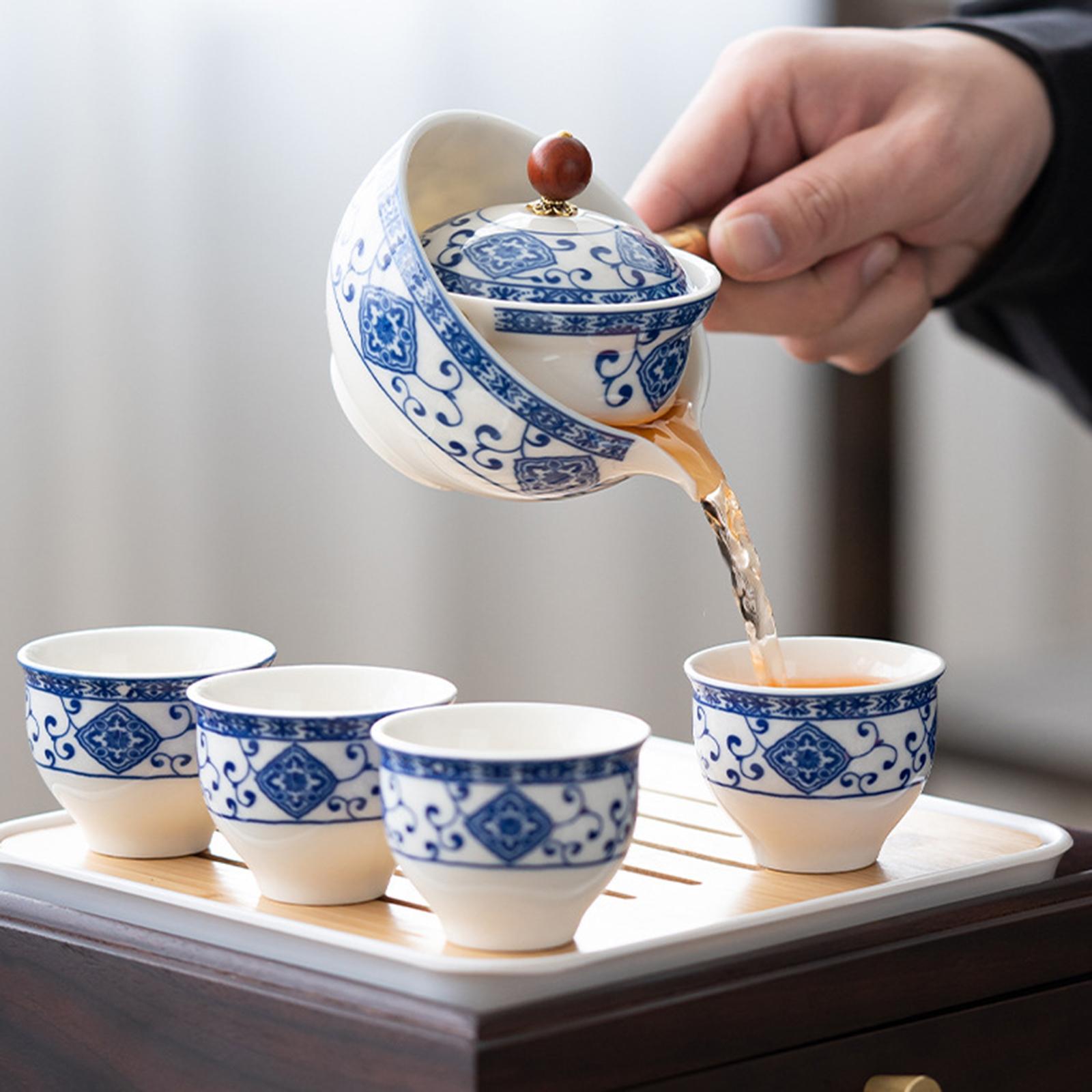 Side Handle Tea Maker Ceramic Teapot kettle for Travel