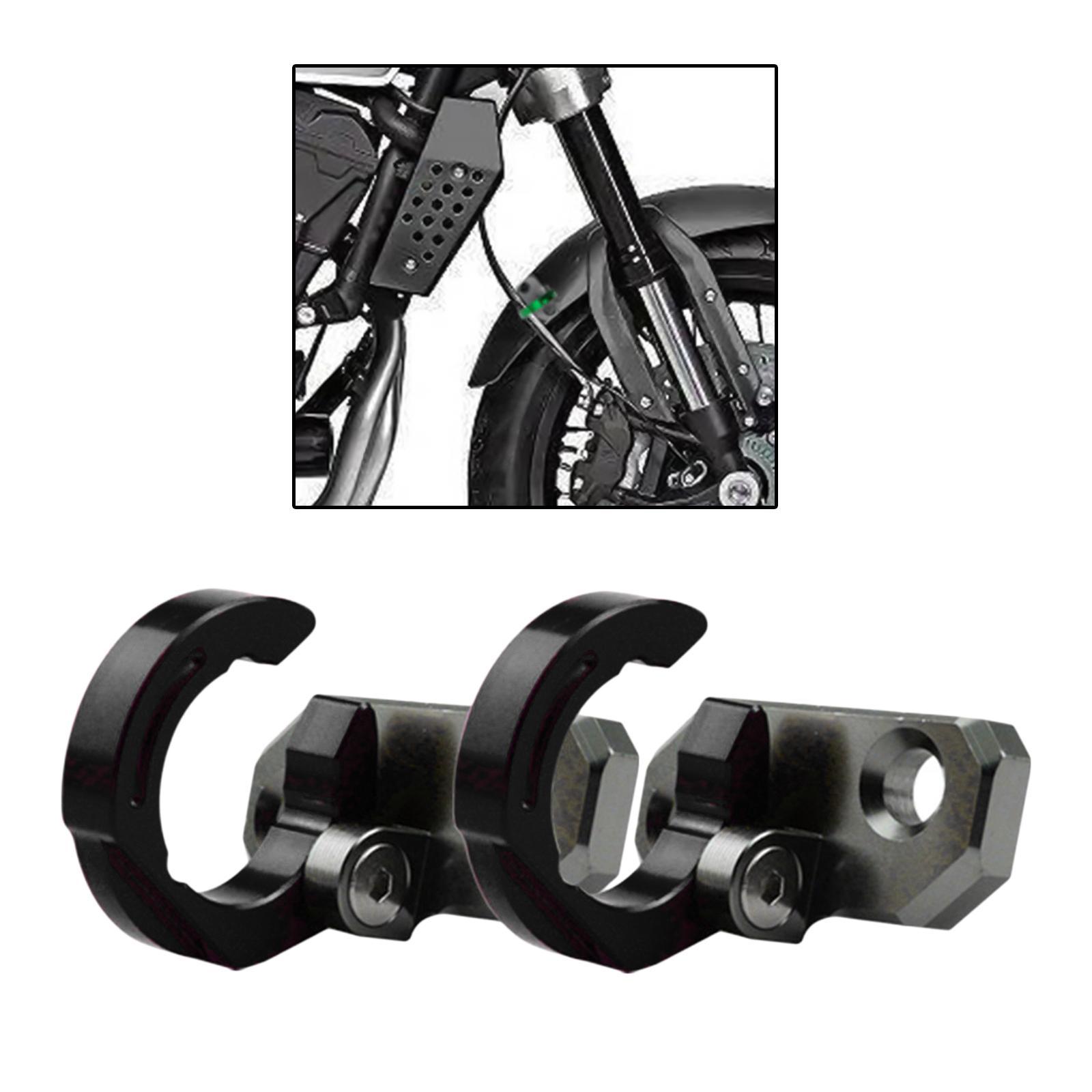 Aluminum Alloy Rear Brake Line Hose Clamp Holder Motorbike Accessories Black
