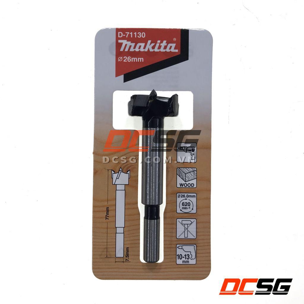 Mũi khoét gỗ chuôi tròn 15-35x77mm Makita | DCSG