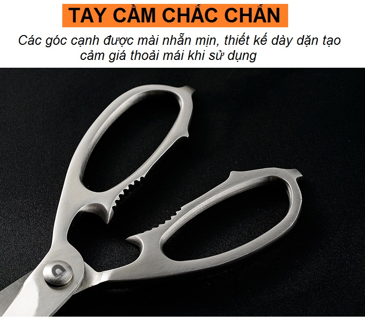 Kéo đa năng DandiHome thép 5Cr15 cao cấp giữ độ bén tốt