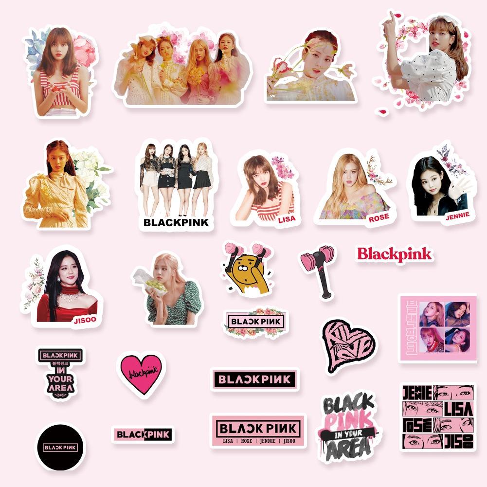 Set 65 Sticker Blackpink chống nước