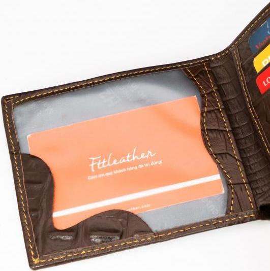 Ví da nam FTT LEATHER mã VDDVCS04