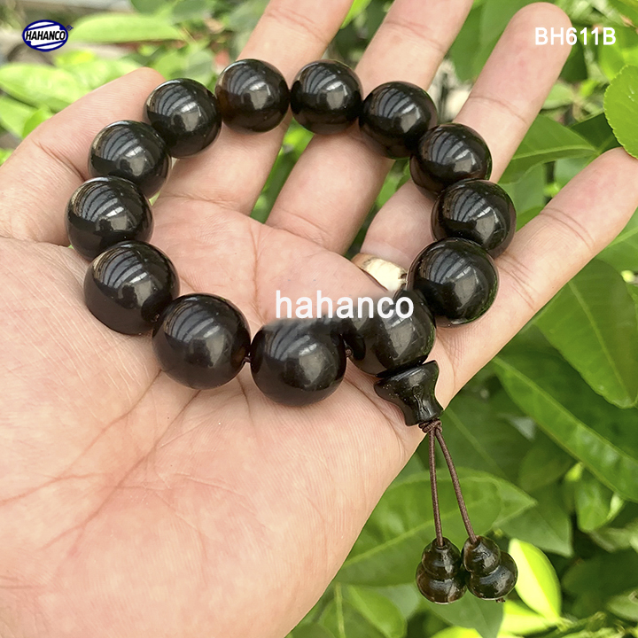 Vòng tay sừng Hồ Lô phong thủy (Đủ Size &amp; màu) BH611 - Tĩnh tâm - Phong Thủy hút Tài Lộc - Bracelet of HAHANCO