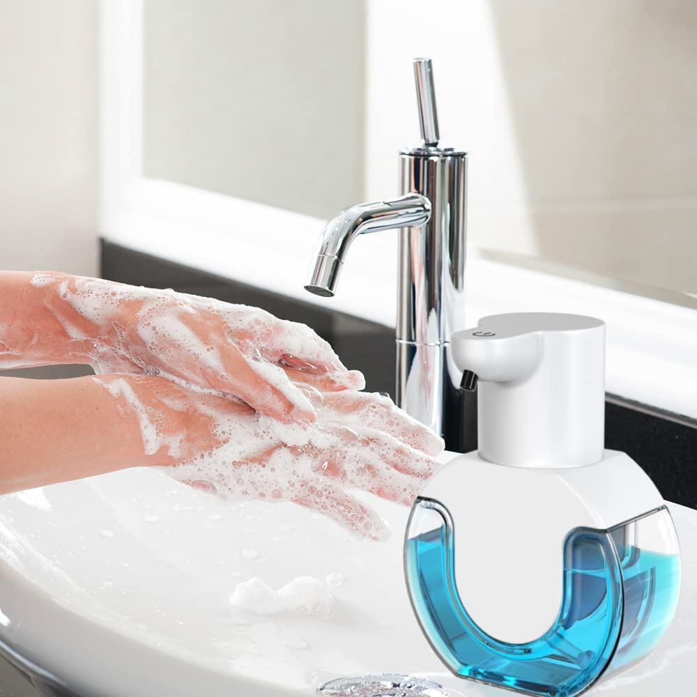 Bộ phân phối xà phòng tự động, bộ phân phối xà phòng điện không tiếp tục với cảm biến, đính kèm tường, bộ phân phối xà phòng bọt cho phòng tắm, nhà vệ sinh, nhà bếp và văn phòng