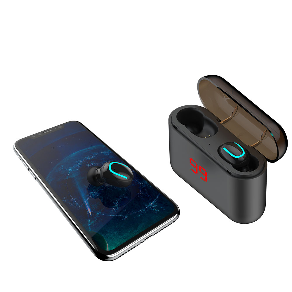 Tai Nghe Không Dây HBQ-Q32 TWS Bluetooth 5.0 Với Hộp Sạc Mic