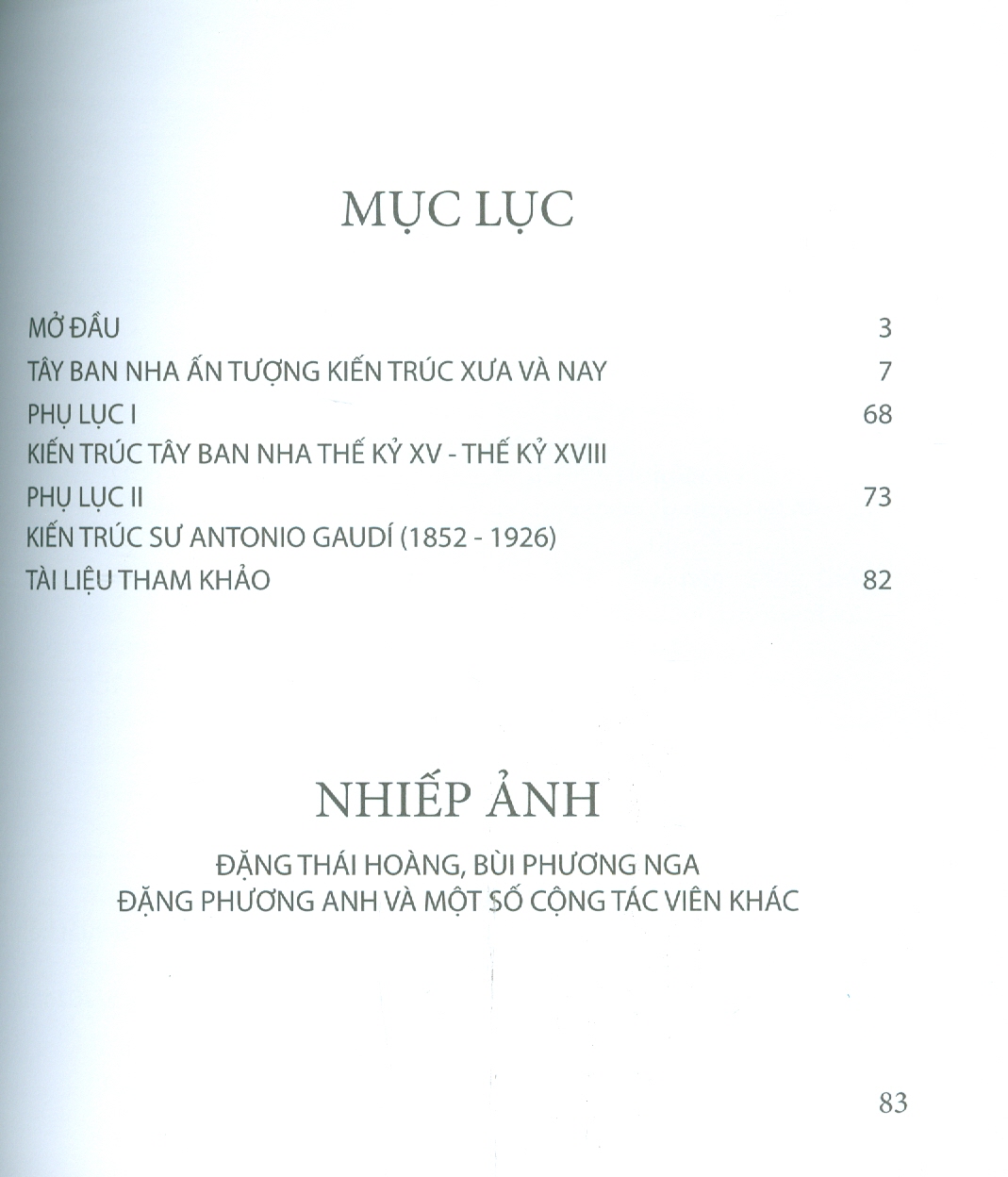 Tây Ban Nha Ấn Tượng Kiến Trúc Xưa Và Nay (In màu) - Đặng Thái Hoàng, Bùi Phương Nga