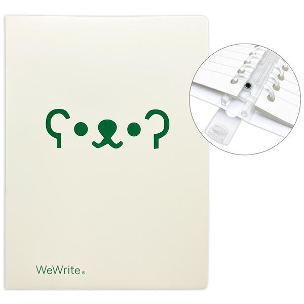 Sổ Còng ReadMe A5 - Kẻ Ngang - 80 Trang 80gsm - Ruột Có Thể Thay Thế - WeWrite 43247 - Màu Xanh Lá