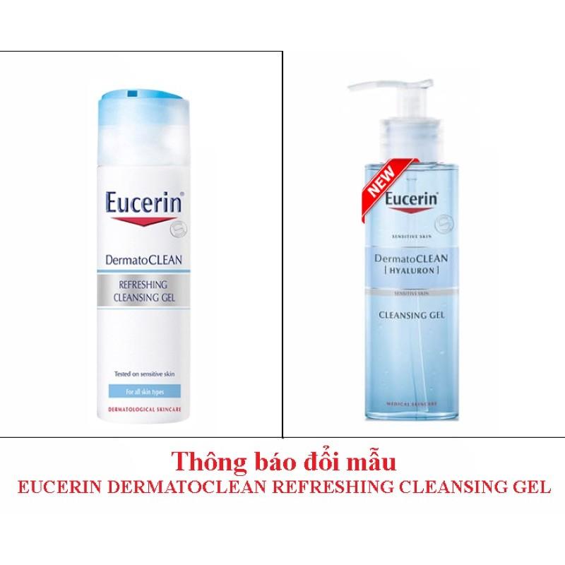 Eucerin Gel Rửa Mặt Dành Cho Da Nhạy Cảm Dermato Clean 200ml (NEW)