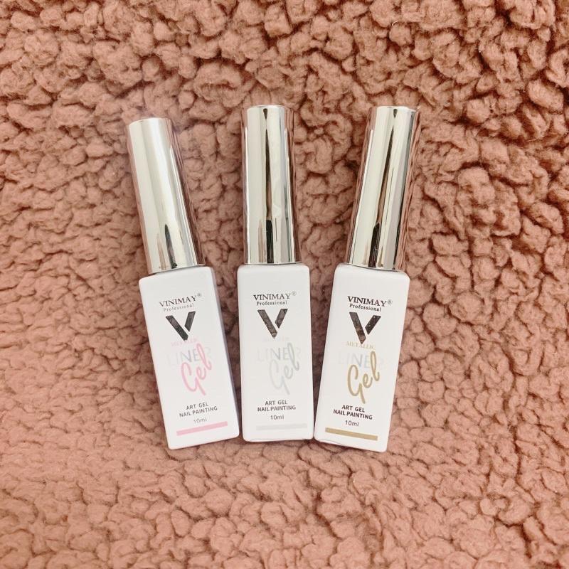 Gel cọ nét metan vinimay, cọ nét metal vàng bạc hồng