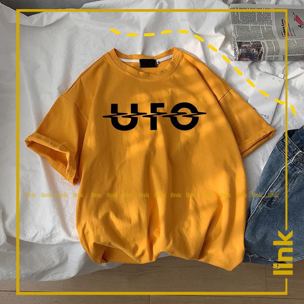 Áo phông UFO tay lỡ dáng rộng unisex