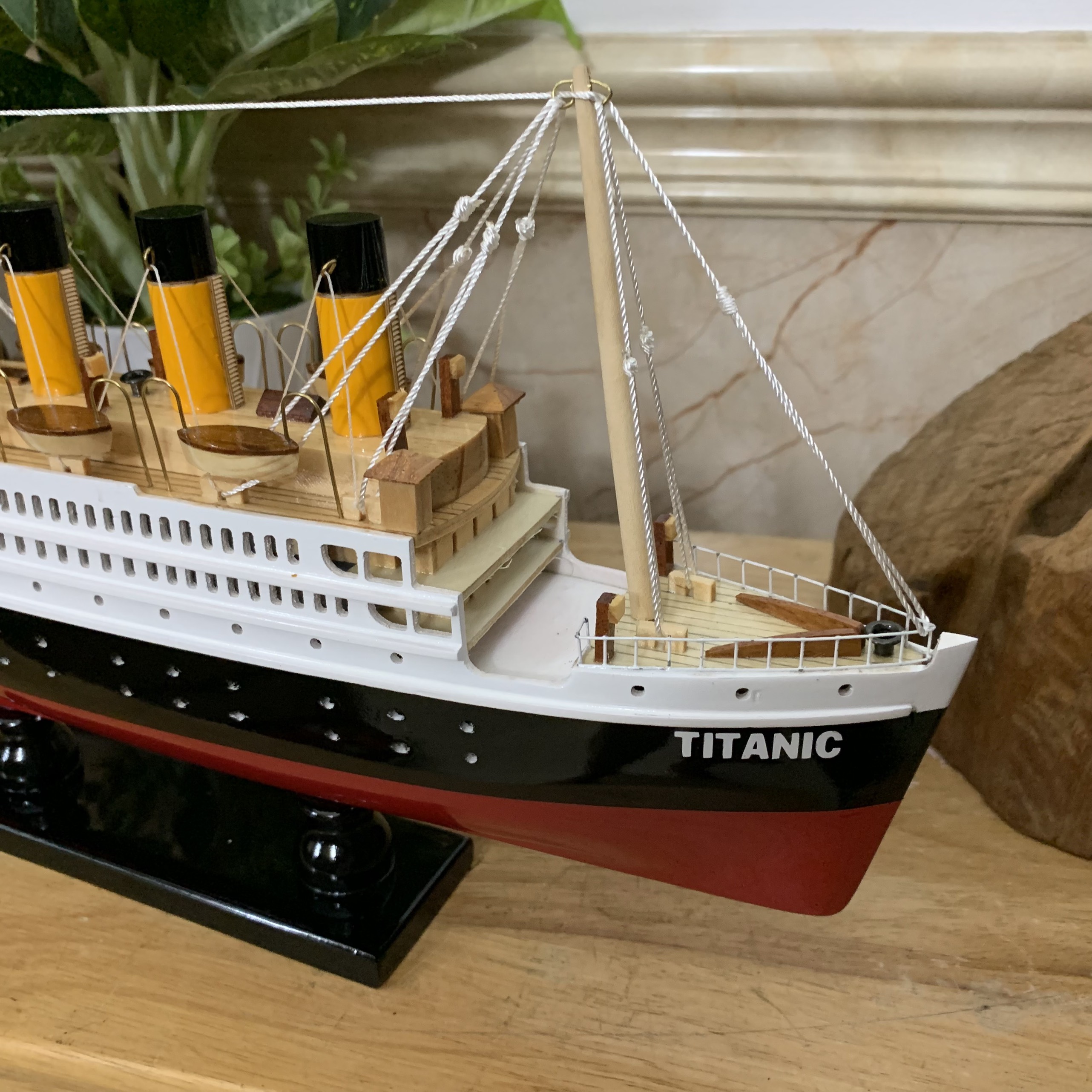 Mô hình tàu gỗ trang trí nhà cửa tàu Titanic phiên bản cao cấp hoàn hảo - quà tặng sinh nhật - Dài 40cm