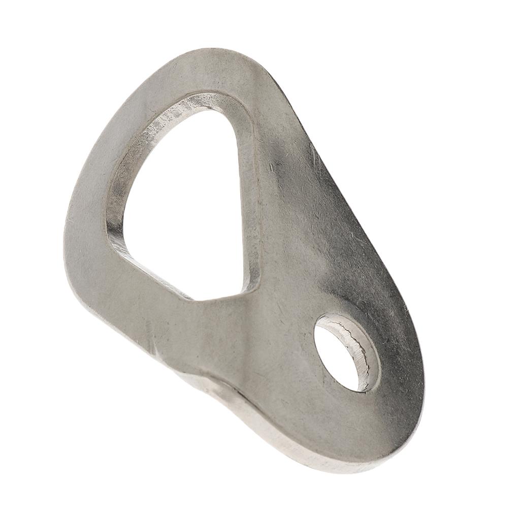 30KN Steel Mountaineering Rock Climbing Anchor Bolt Hanger Plate Silver