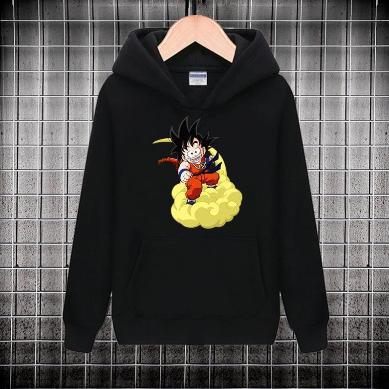RẺ VÔ ĐỊCH NEW Áo Hoodie Đen Anime Dragon Ball - Hoạt Hình 7 Viên Ngọc Rồng giá xưởng