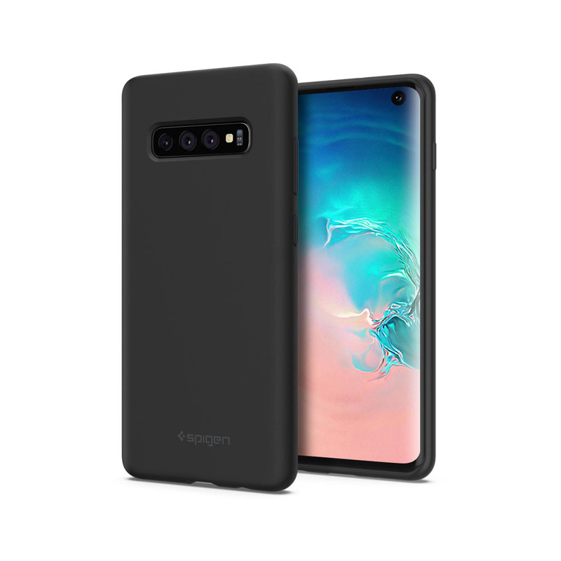 Ốp lưng Samsung Galaxy S10 Spigen Silicone Fit - Hàng chính hãng