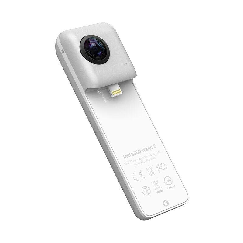 Máy ảnh hành động Insta360 Nano S 360 Máy ảnh toàn cảnh video 4K VR Ảnh 20MP cho iphone IOS9.0 TRỞ LÊN Màu sắc: Đen