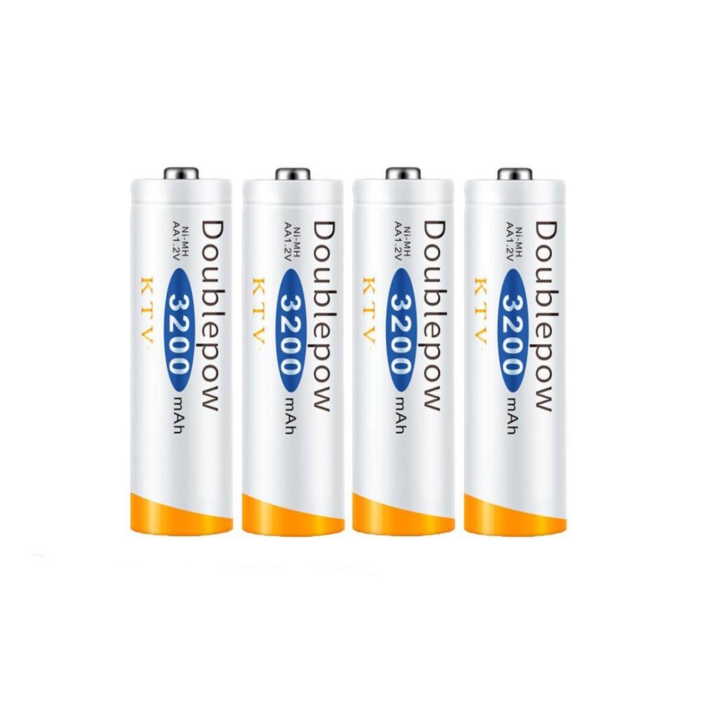 8 viên Pin sạc AA 3200mAh Doublepow