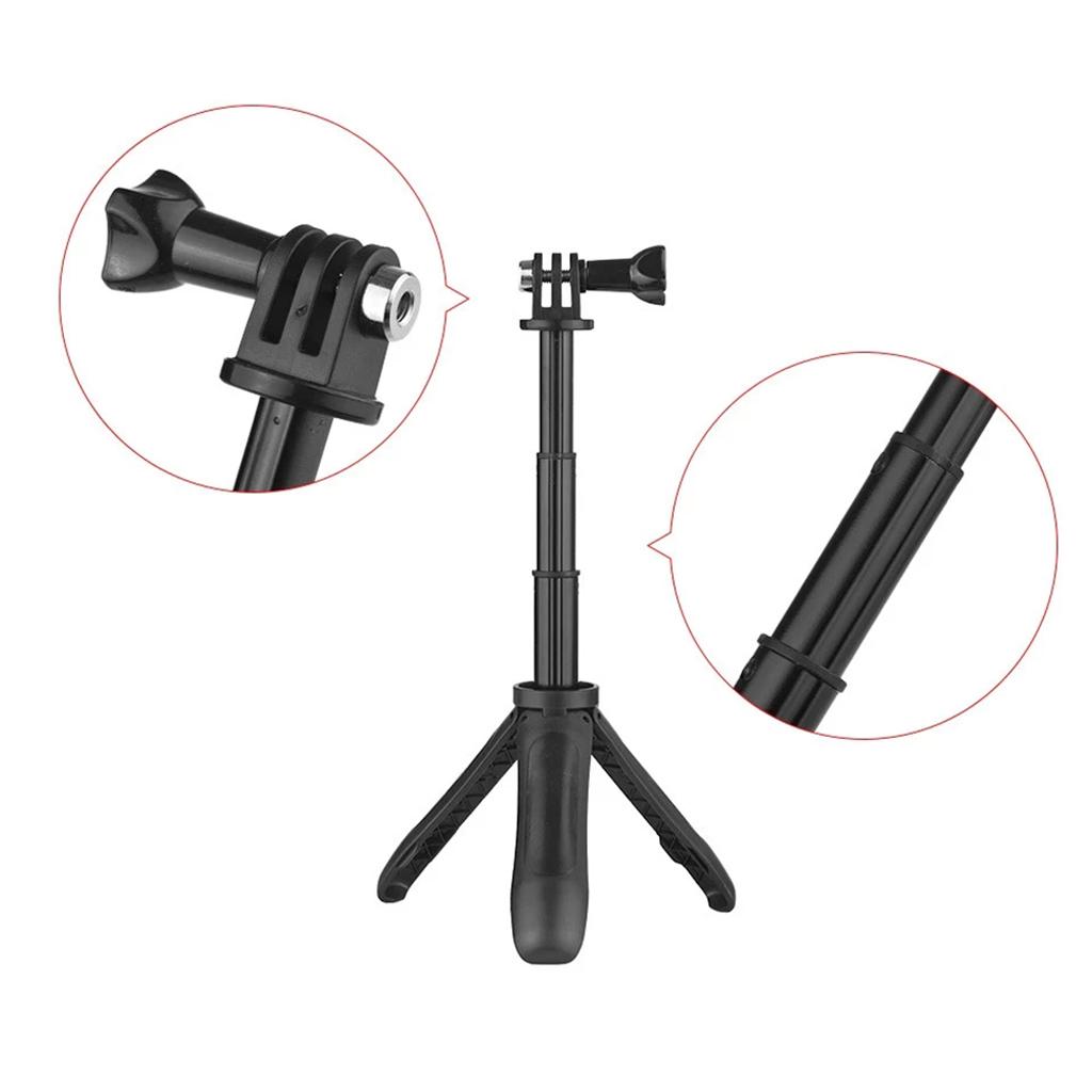 Extension Selfie Stick Mini Tripod Stand Max Loading with Phone Holders for GoPro Hero 3/5/4/3+3