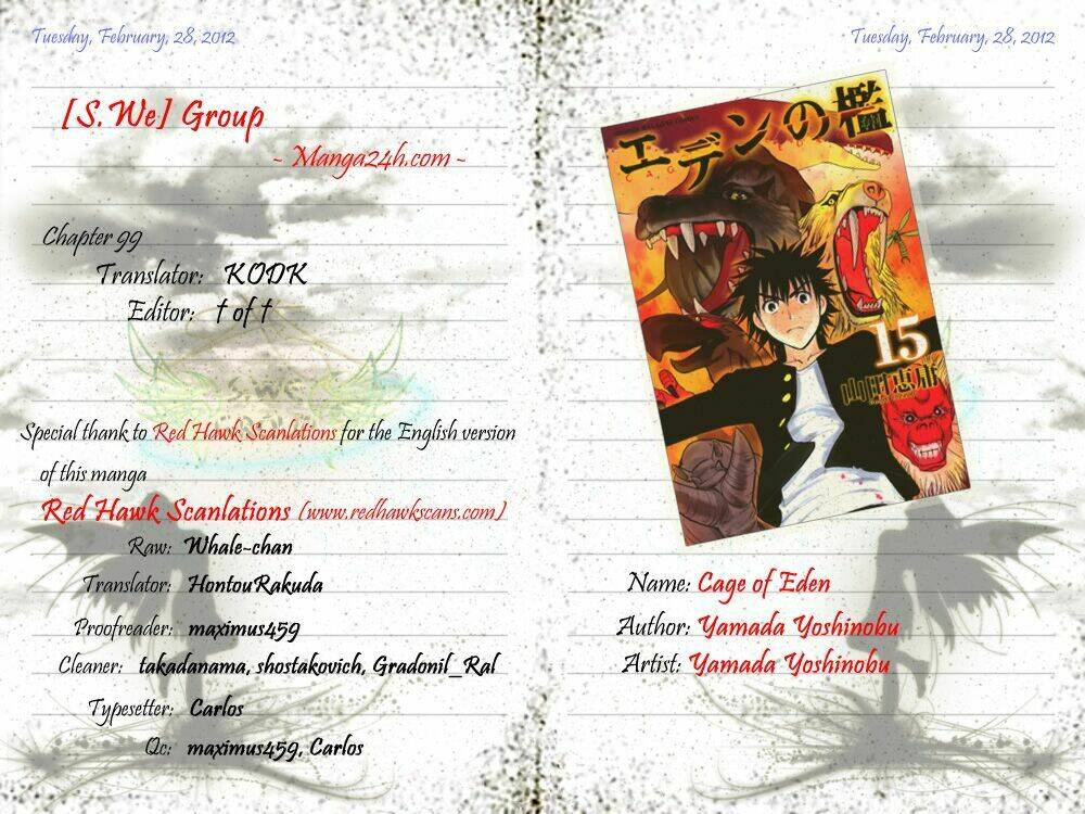 cage of eden chapter 99 1