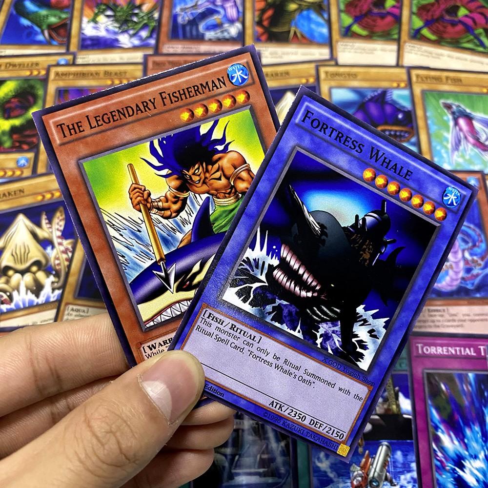 Bài Yugioh ️️ Thẻ bài Yugioh Fisherman Mako Tsunami deck 40 lá