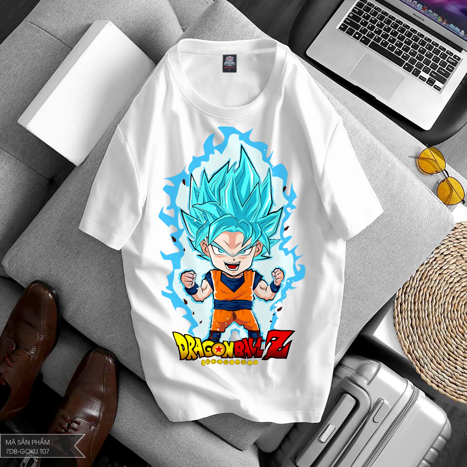 Áo thun Anime Songoku T07 Dragon Ball Z chính hãng giá xưởng có size Goku cho trẻ em bé trai & bé gái Unisex nam nữ 25kg - 90kg, áo phông thiết kế cổ tròn basic cộc tay thoáng mát