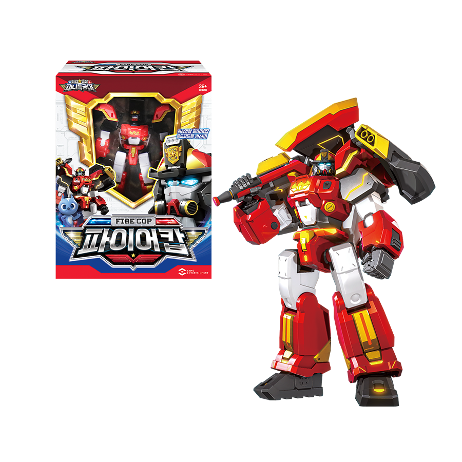 Đồ Chơi Robot Siêu Cảnh Sát Hỏa Thần Fire Cop Nhiệt Năng Miniforce 505002