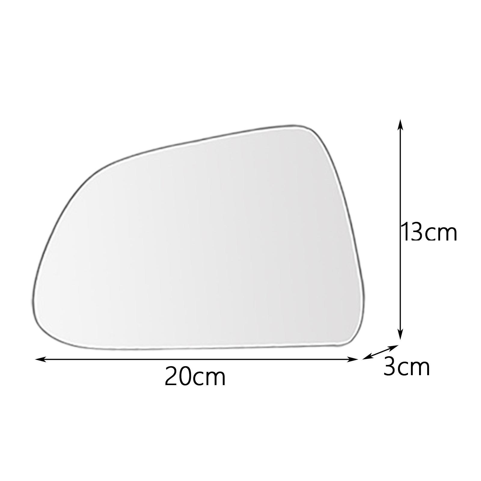 Side View Mirror Heated Rainproof Anti Fog White