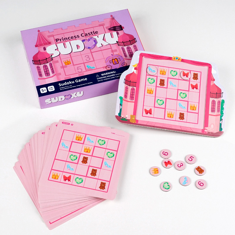 Trò Chơi Sudoku Lâu Đài Công Chúa chính hãng TOI Princess Castle cho bé từ 5 tuổi