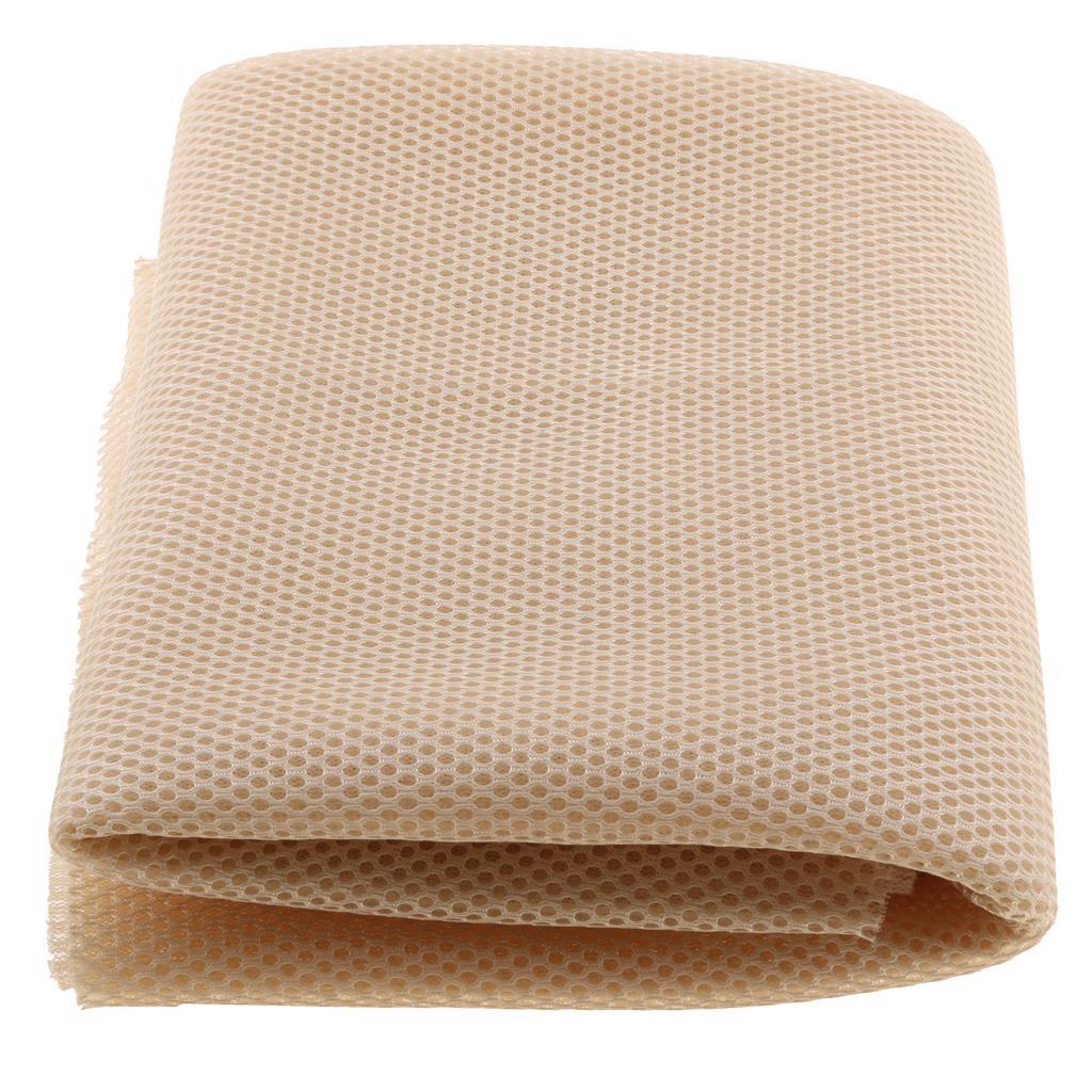 2 Pieces Speaker Grill Cloth Stereo Gille Fabric Speaker Mesh Cloth