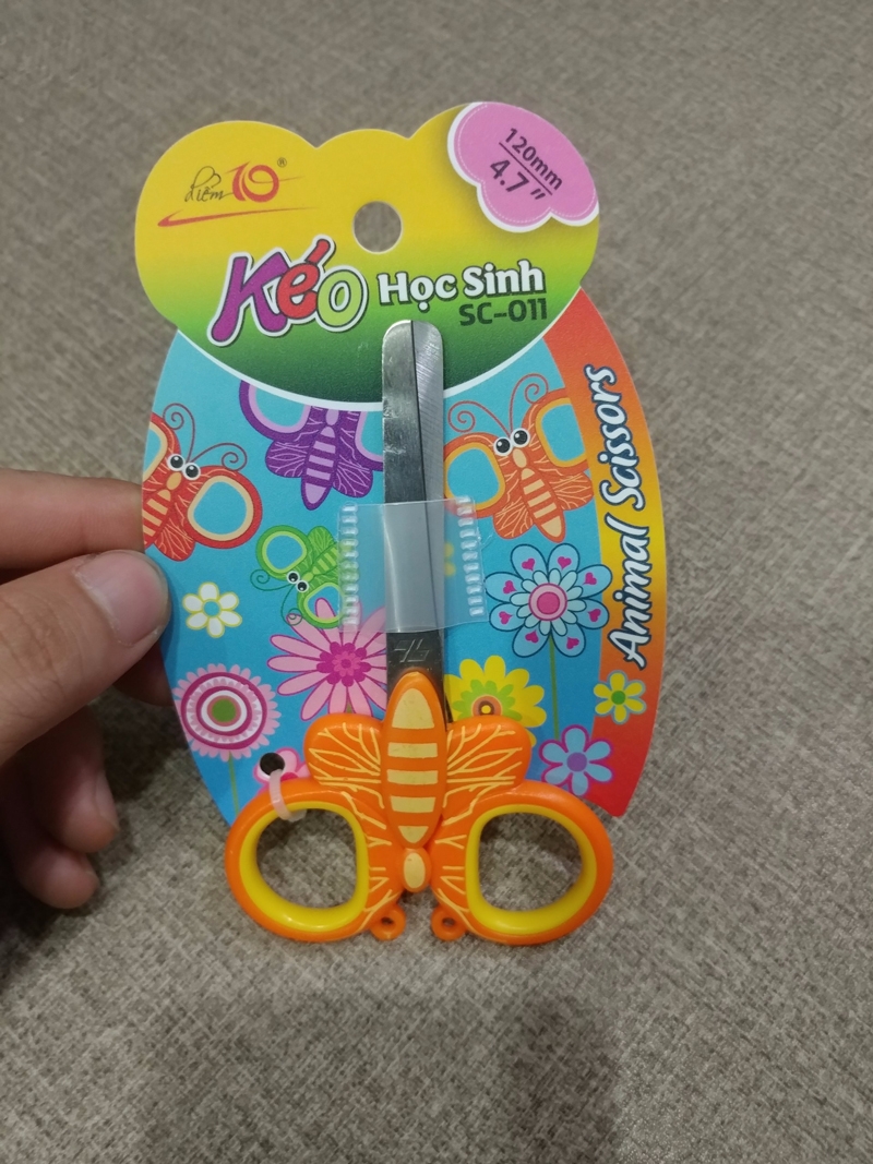 Kéo Học Sinh SC-011 - Màu Cam