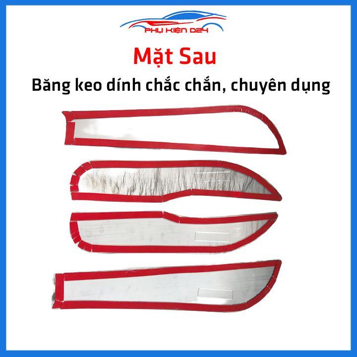 Bộ ốp tapli Civic 2016-2017-2018-2019-2020-2021-2022 vân Titan chống xước va đập khi mở cửa và làm đẹp xe