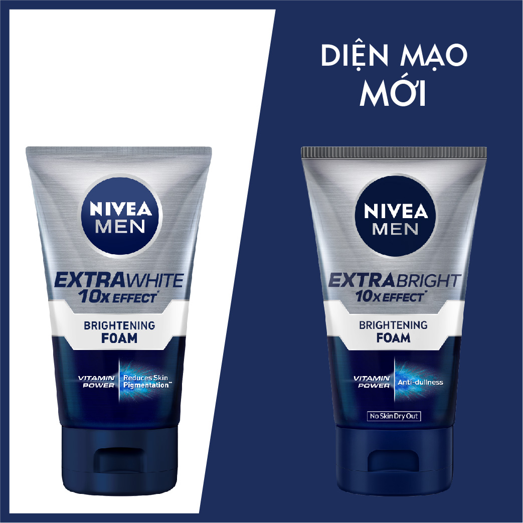 Sữa Rửa Mặt Sáng Da Nivea Men 88836