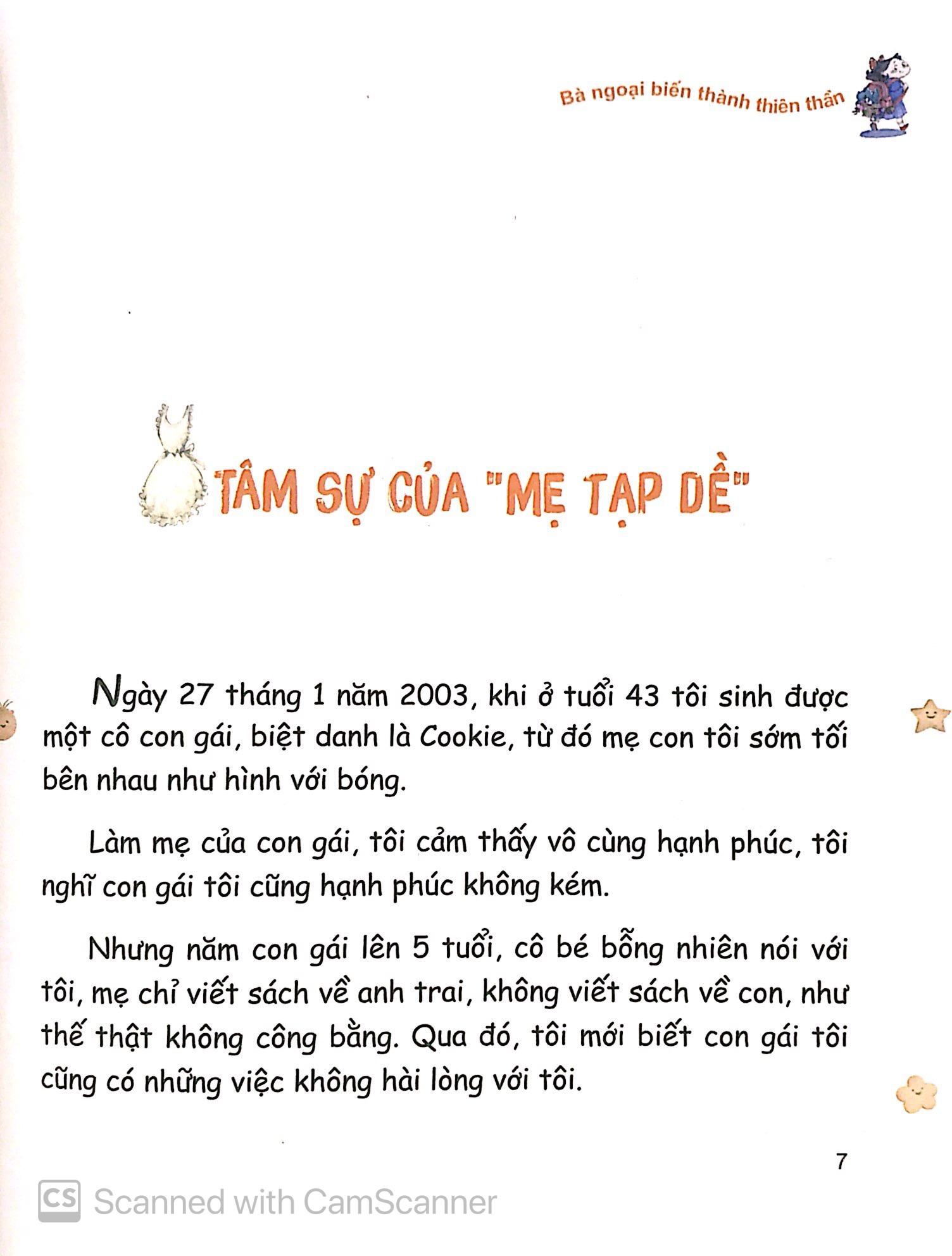 Sách Cookie Và Mẹ Tạp Dề - Bà Ngoại Biến Thành Thiên Thần