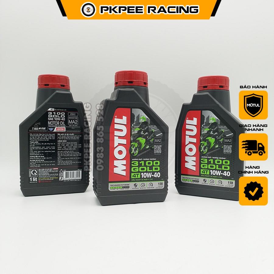 Dầu Nhớt Xe Máy Motul 3100 Gold 4T 10W40 Dung Tích 0.8L, 1L - PKPEE