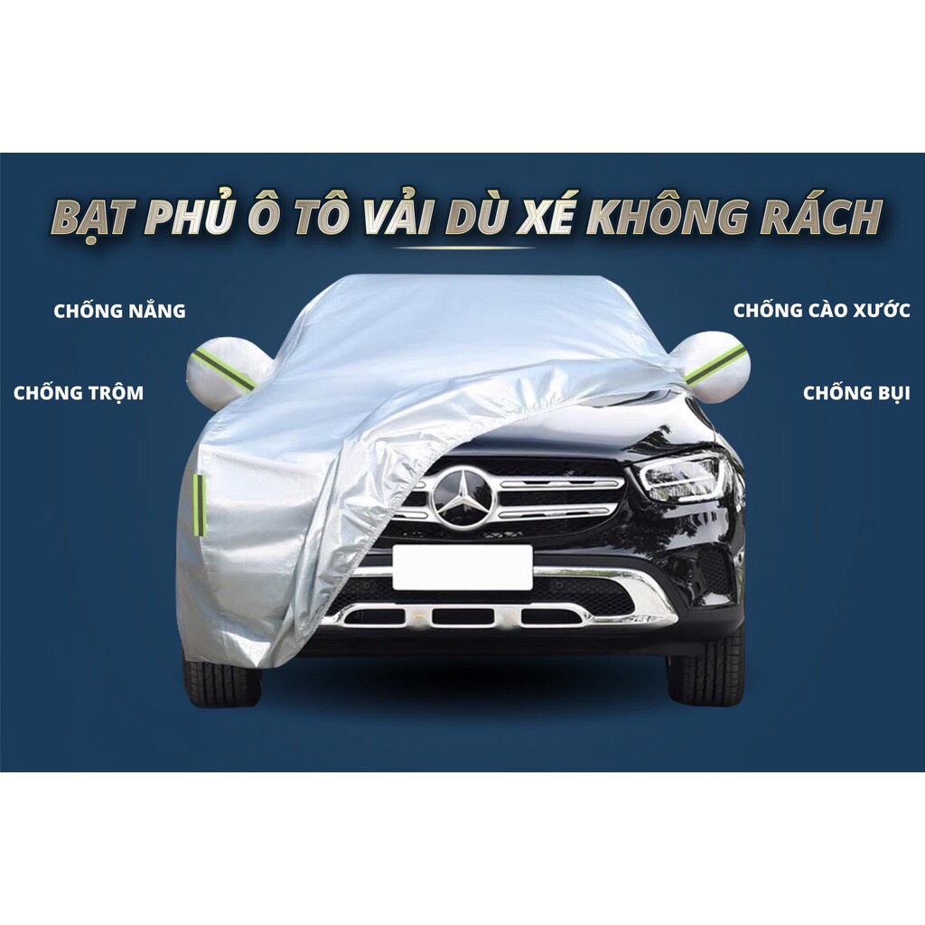 Bạt trùm xe loại tốt oto 4 chỗ City, Accent, Mazda 2, Vios