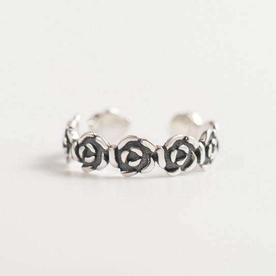 Nhẫn Bạc Thái | Nhẫn Hoa Hồng Bạc Thái Cho Nữ N1731 - Bảo Ngọc Jewelry