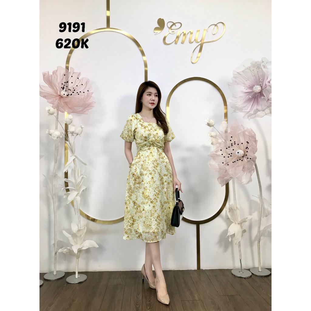 Đầm EMY EM9191 Xoè Cổ Vuông