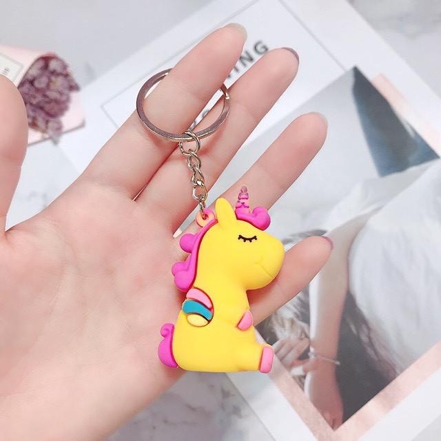 Móc Khoá Cute Hình Kì Lân Cầu Vồng