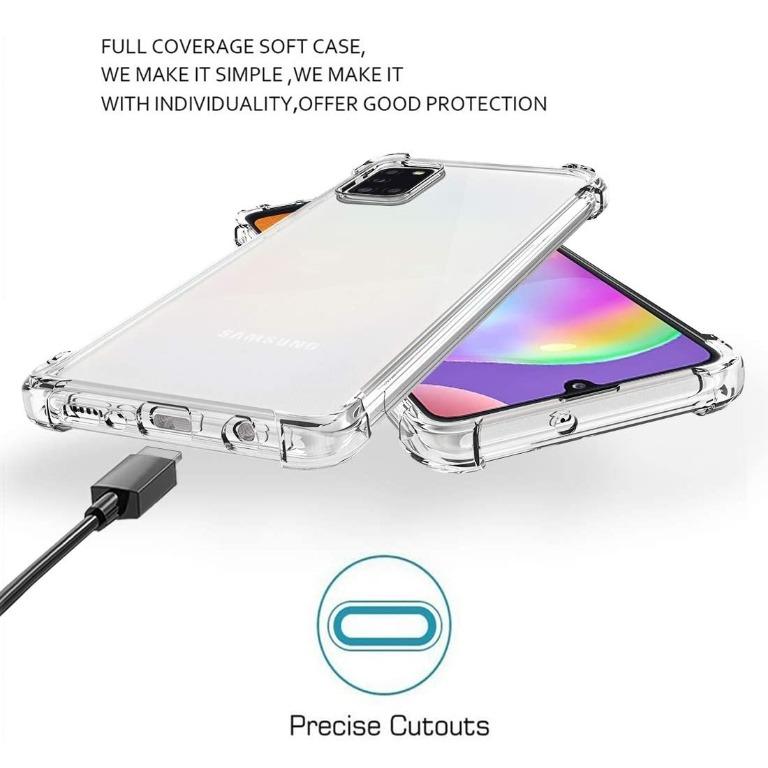 Ốp lưng silicon dẻo trong chống sốc dành cho Samsung A31