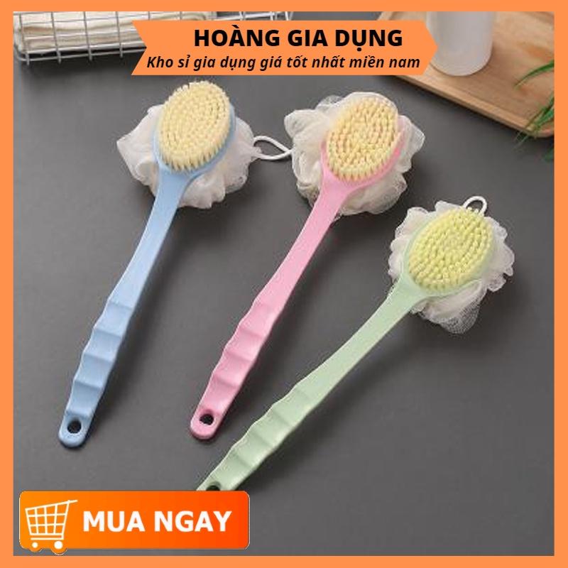 Bàn Chải Chà Lưng Kèm Bông Tắm Mềm Mại H108