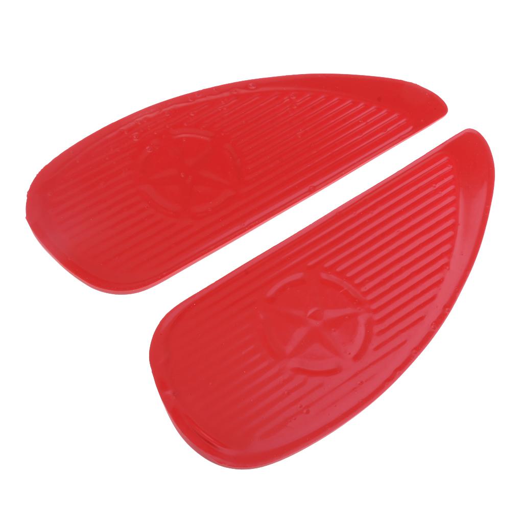 2pcs Motorcycle Tank Pad Traction Side Fuel Grip Decal Protector for Honda
