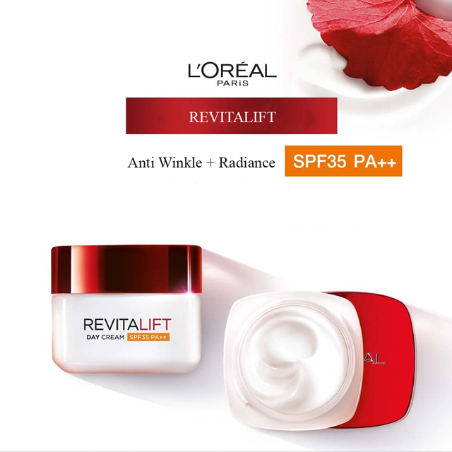 Kem Dưỡng Ngăn Ngừa Lão Hóa Ban Ngày L'Oreal Revitalift Moisturizing Cream Day SPF35