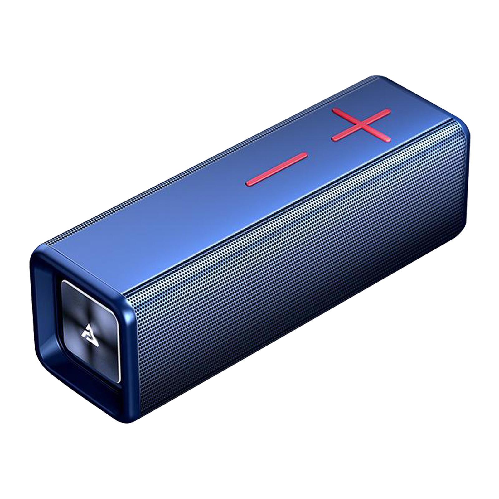 Portable 10W Bluetooth Subwoofer Speaker  Play for Party Outdoors Blue