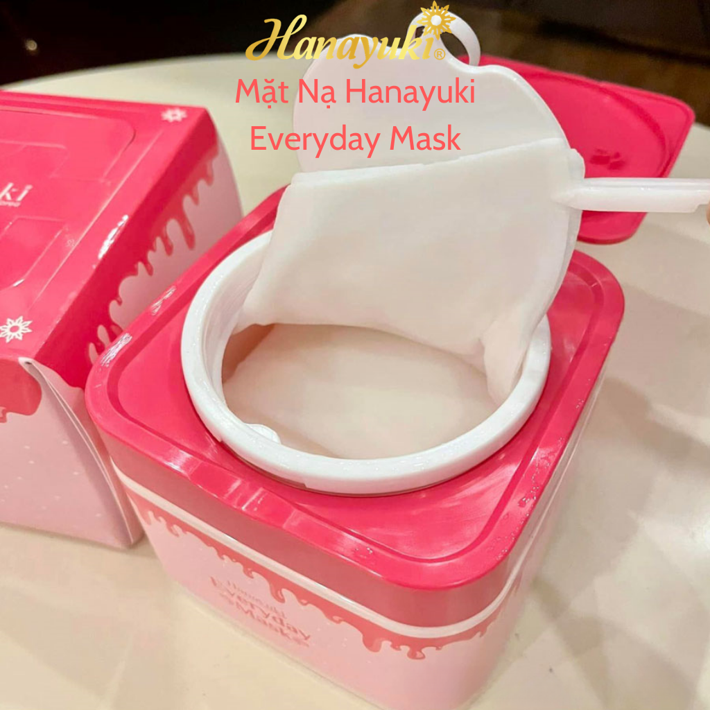 Mặt Nạ Everyday Mask Hanayuki Chính Hãng Mặt Nạ Hanayuki Dưỡng Trắng Cấp Ẩm Cho Da Căng Bóng 30 Miếng