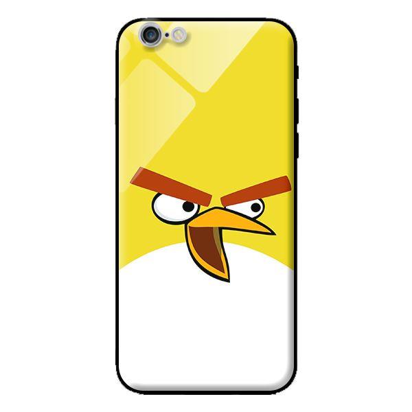 Hình ảnh Ốp lưng kính cường lực cho iPhone 6S Plus Angry Vàng - Hàng chính hãng